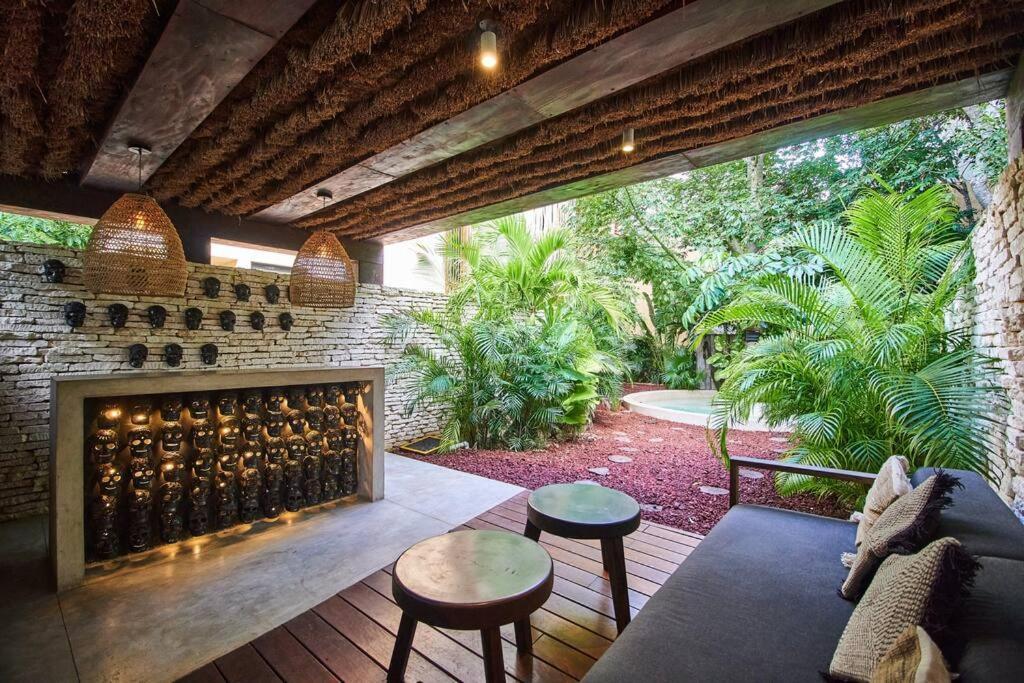 Tribu 306 Boho Design Gem In The Heart Of Tulum W/ Rooftop Apartman Kültér fotó