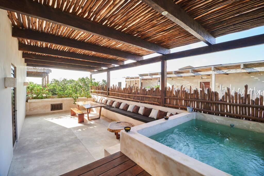 Tribu 306 Boho Design Gem In The Heart Of Tulum W/ Rooftop Apartman Kültér fotó