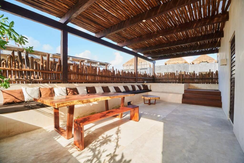 Tribu 306 Boho Design Gem In The Heart Of Tulum W/ Rooftop Apartman Kültér fotó